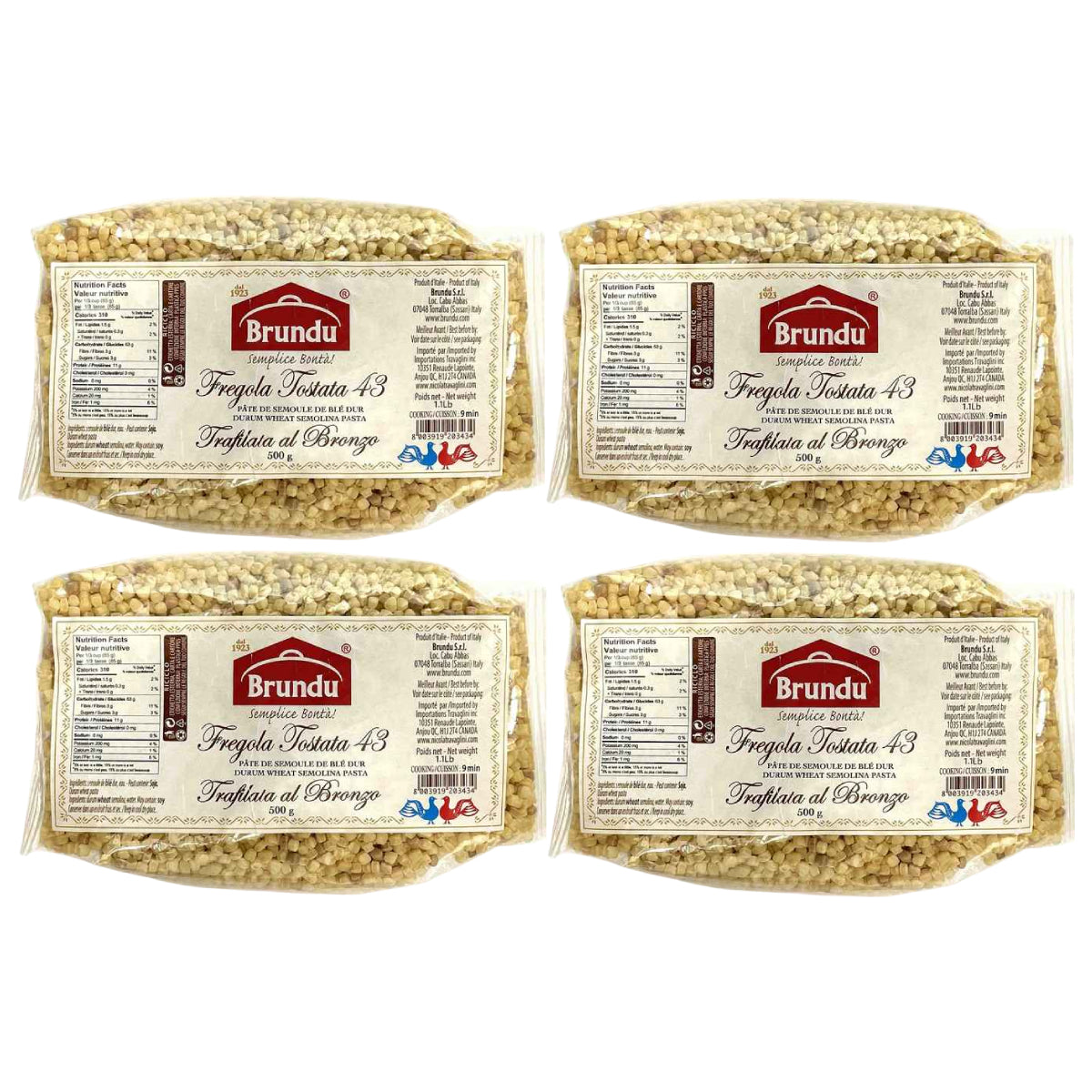 Brundu Fregola Tostata 500g