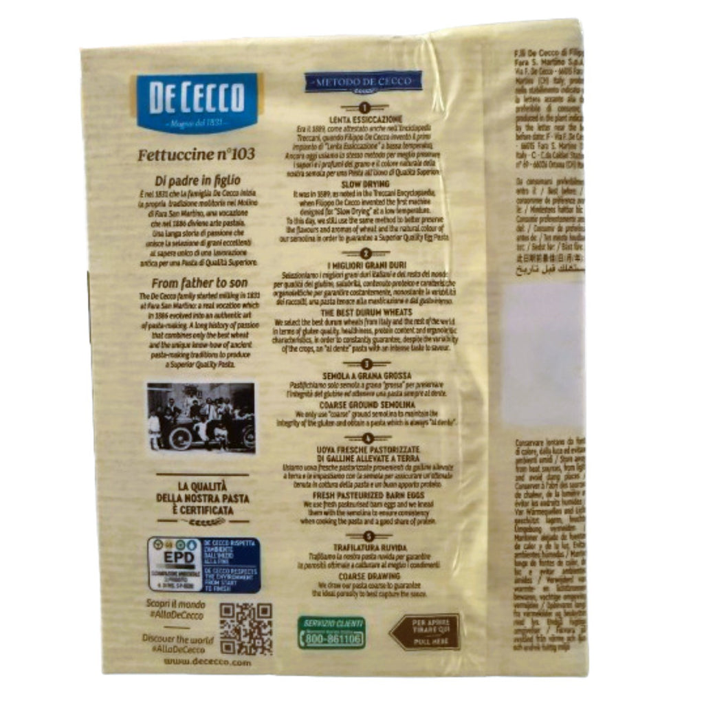 De Cecco Fettuccine N°103 – 250g