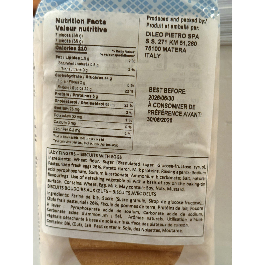 Di Leo Savoiardi Ladyfingers 400g