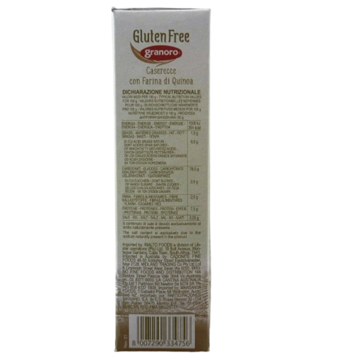 Granoro Gluten Free Caserecce – 400g