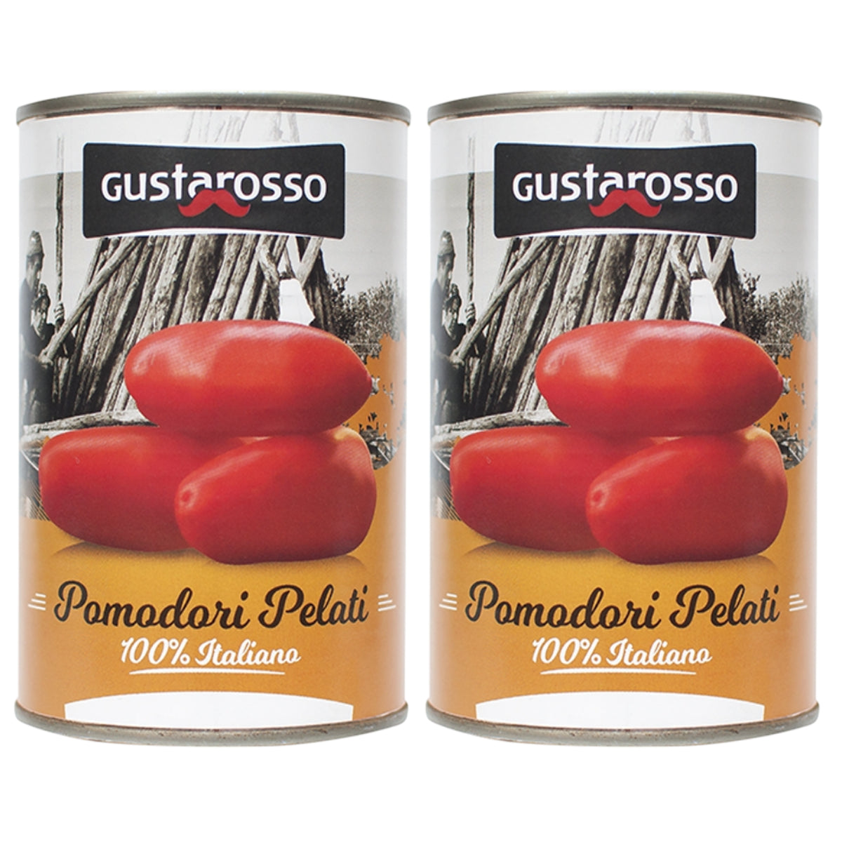 Gustarosso Whole Peeled Tomatoes – 400g