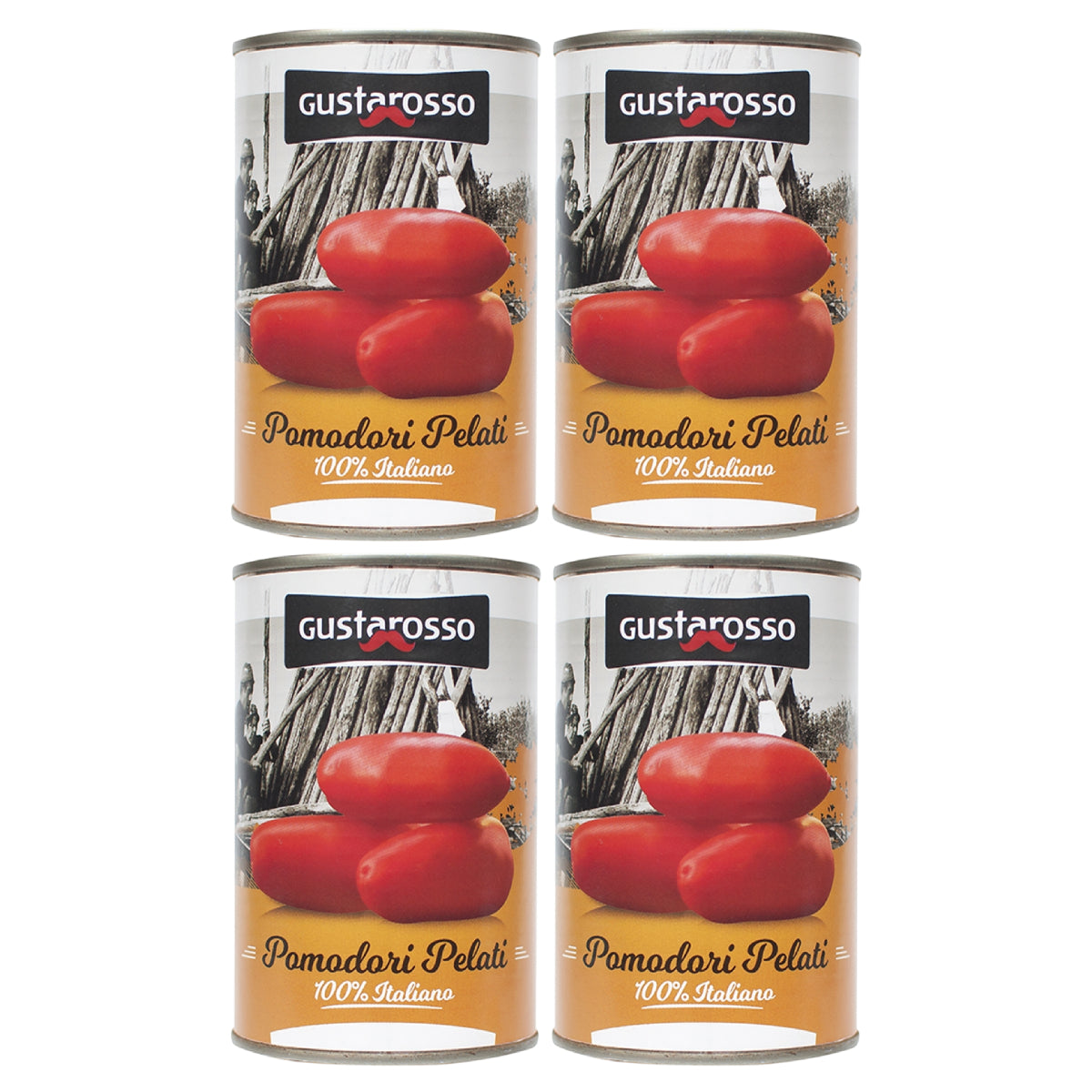 Gustarosso Whole Peeled Tomatoes – 400g