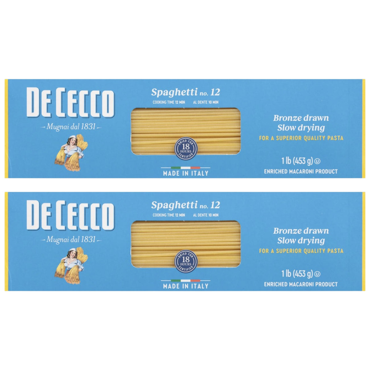 De Cecco Spaghetti N°12 – 454g