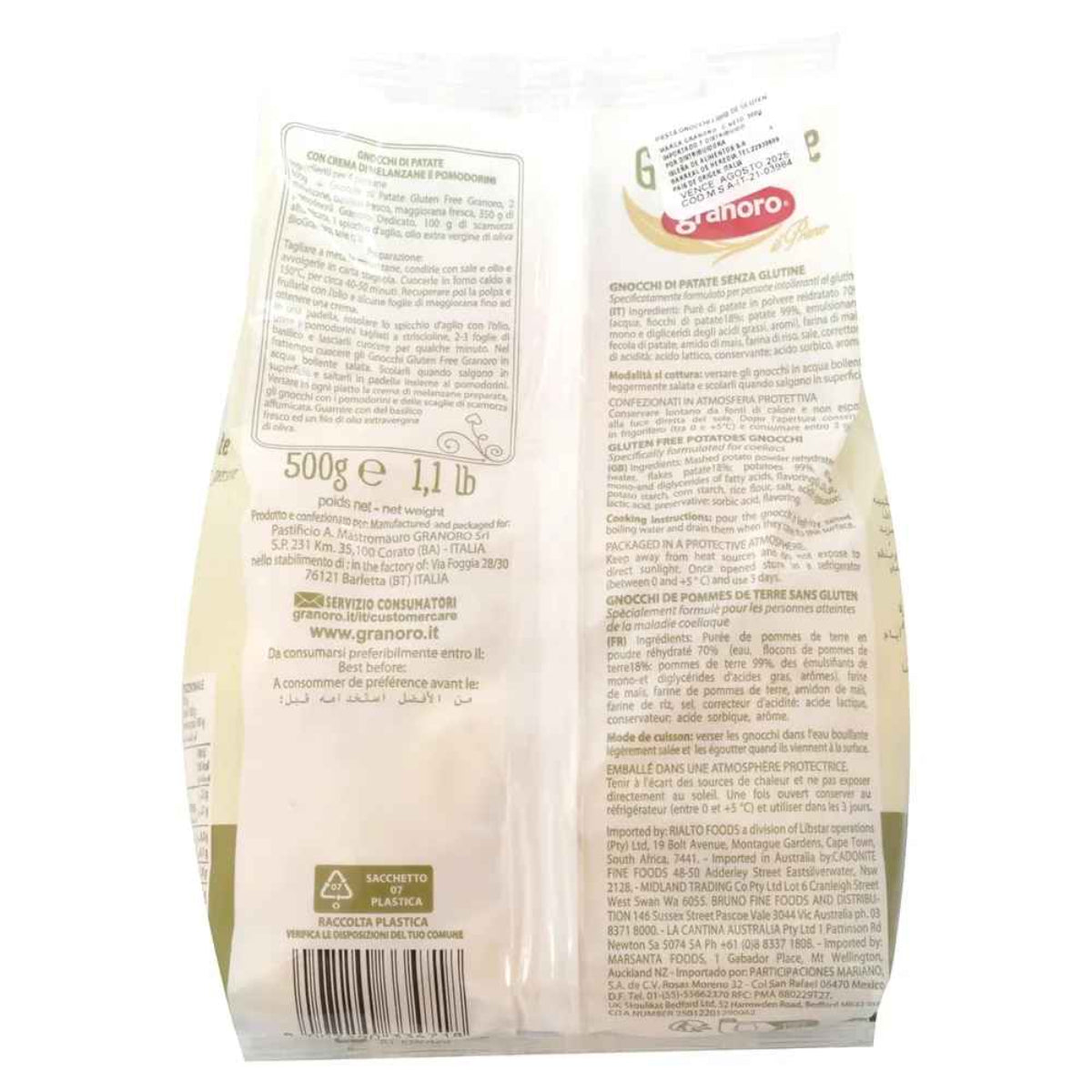 Granoro Gluten Free Gnocchi – 500g