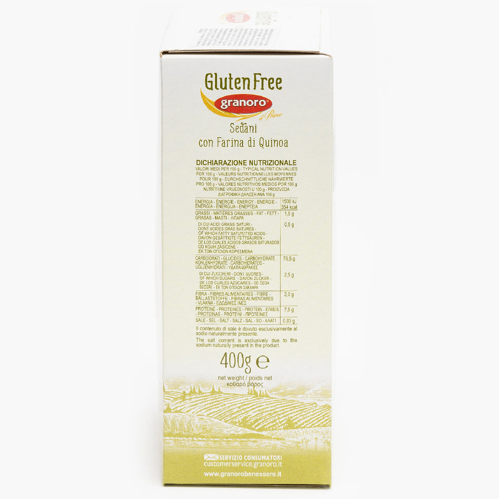 Granoro Gluten Free Sedani – 400g