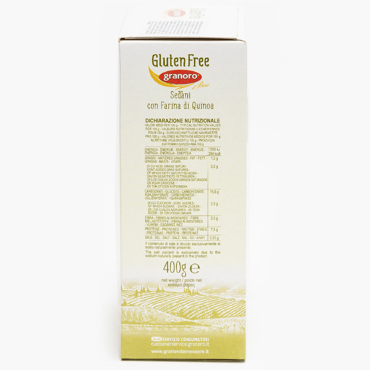 Granoro Gluten Free Sedani – 400g