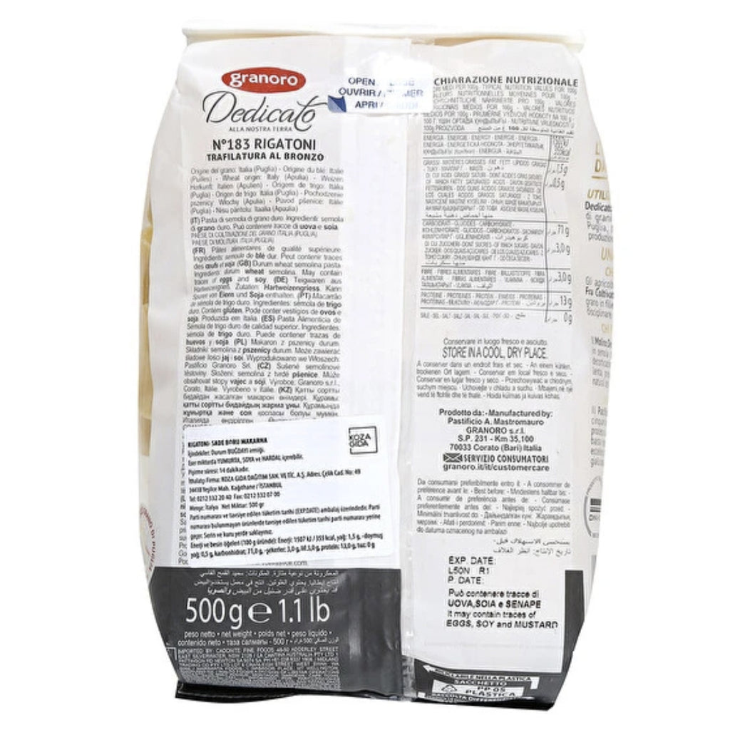 Granoro Rigatoni – 500g